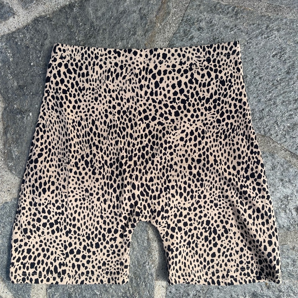 John Galt Animal Print Biker shorts / One Size